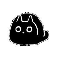 看 Black Cat Sticker