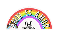 Rainbow Love Sticker by Honda