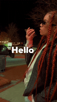 Hello GIF by rene bonet