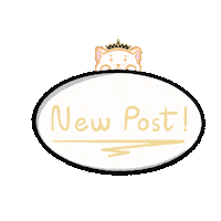 Baikura cat new new post new post cat Sticker