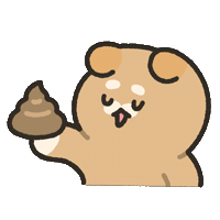Poo Sticker