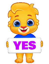 Nodding Yes Sticker by Lucas and Friends by RV AppStudios