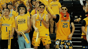 Go Blue Michigan Basketball GIF by Michigan Athletics
