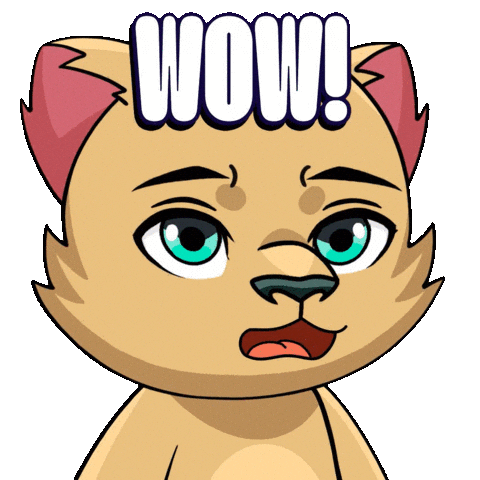 I Want It Wow Sticker by Kabu