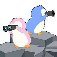Confused Where Are You Sticker by Pudgy Penguins