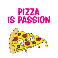 telekomromania food pizza restaurant good food Sticker