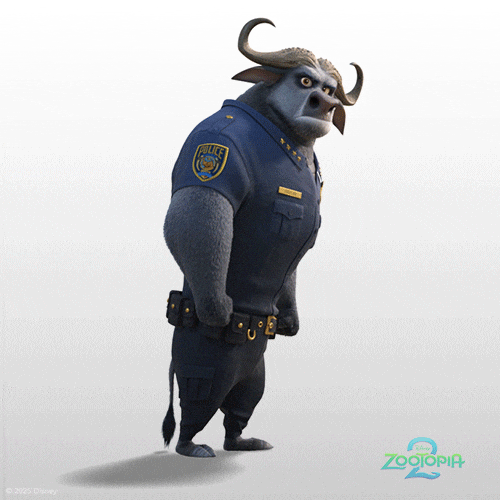 Watching You Chief Bogo GIF by Walt Disney Animation Studios