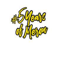 MeronCoffee 5 years 5years meron 5 meron5 Sticker