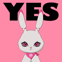 Bunny Yes GIF by Fluffey