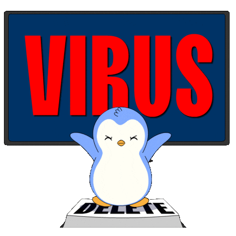 Penguin Virus Sticker by Pudgy Penguins