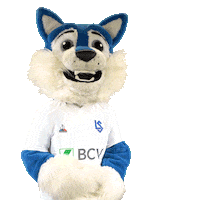 FCLausanneSport dance football wolf suisse Sticker