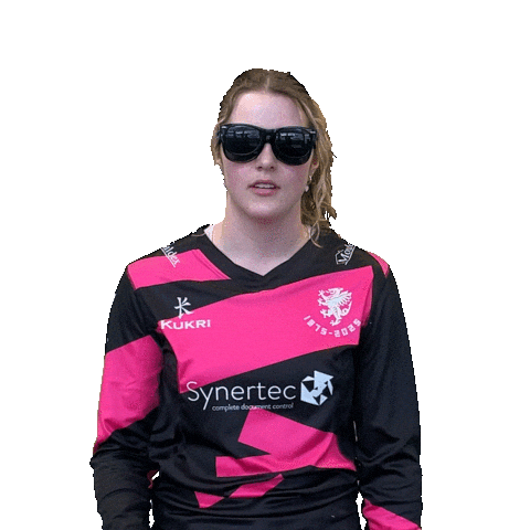 Sunglasses Sticker by Somerset County Cricket Club