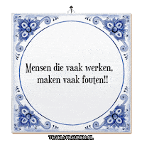 Humor Teamwork Sticker by Tegelspreuken.nl