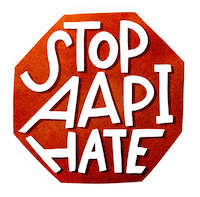 Protect Asian American Sticker by Sarah The Palmer
