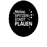 Spitzenstadt-Plauen jubiläum sachsen spitze plauen Sticker