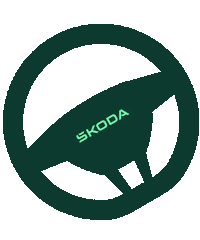 Car Steering Sticker by Škoda Czech Republic