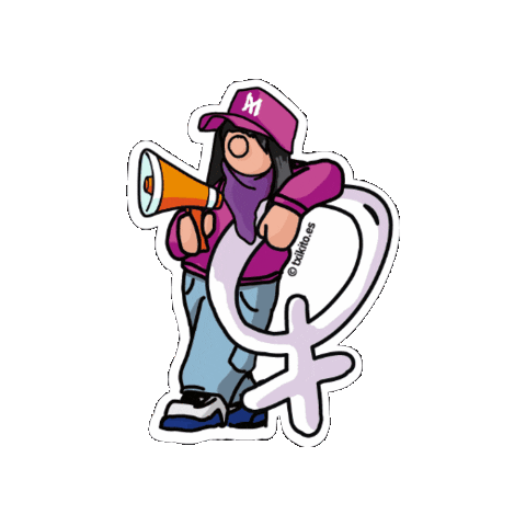 Txikito 8m diadelamujer 8demarzo Sticker