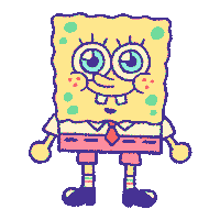 Happy Spongebob Squarepants Sticker