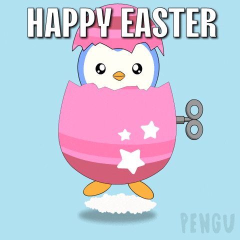 Easter Eggs Penguin GIF by Pudgy Penguins