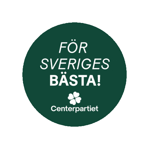 Sverige Sticker by Centerpartiet