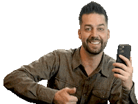 Happy Good News Sticker by John Crist Comedy
