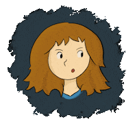 Contentus happy smile girl little Sticker