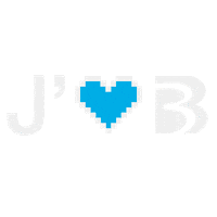 TripleBoris game heart pixel blue Sticker