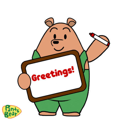Greetings Hello Sticker