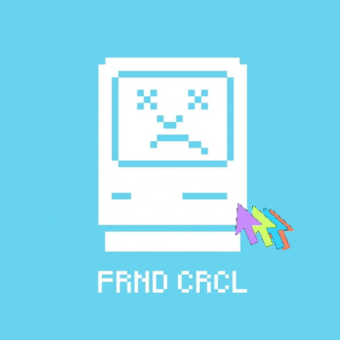 FRNDCRCL giphyattribution computers frnd crcl internet noise GIF