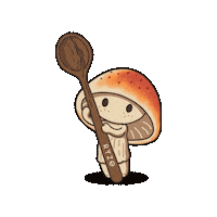 Coffee Mushroom Sticker by RYZE Superfoods