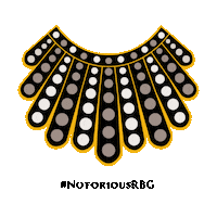 Supreme Court Sparkle Sticker by National Museum of American Jewish History