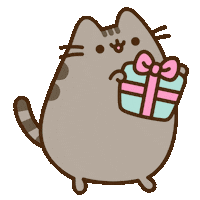 Celebrate Fat Cat Sticker by Pusheen