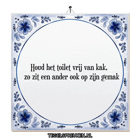 Humor Respect Sticker by Tegelspreuken.nl