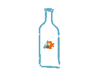 Drunk Fish Sticker