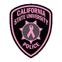 breast cancer glock Sticker by CSUFPD
