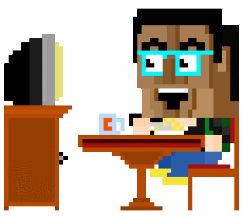 pixel smile Sticker