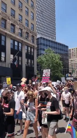 'Queer Liberation March' Floods New York Streets