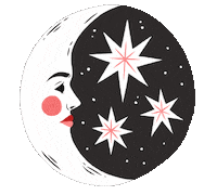 Night Stars Sticker by Aurage