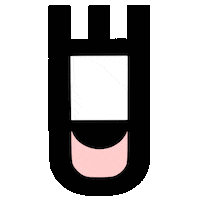flutterbeautyboutique pink beauty white black Sticker
