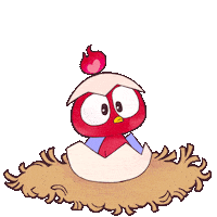 Blinking Good Morning Sticker