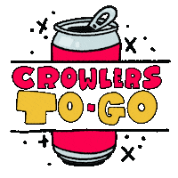 Craft Beer Crowler Sticker by Gnarly Barley Brewing