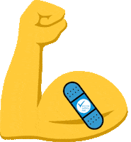 VaccineSafetyNet muscle vaccine bicep vaccinate Sticker