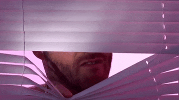 pink watching GIF