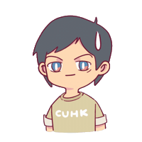 Awkward Cold Sweat Sticker by CUHK