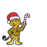 Jaguar Santahat Sticker by South Texas College