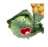Scream Cabbage Sticker