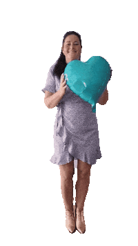 Lilasdecoraties love ballon hartjes ballonnen Sticker