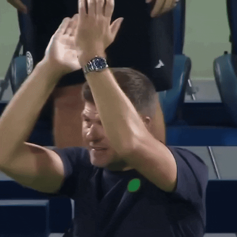 Ettifaq giphyupload football clapping manager GIF
