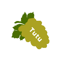 White Grape Fruit Sticker by Tutu Flavors