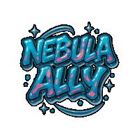 Nebula Ally Sticker by Vudora Marie